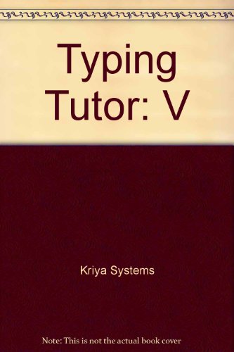 9780139340925: V (Typing Tutor)