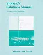 9780139342097: Student Solutions Manual with Visual Calculus 1998