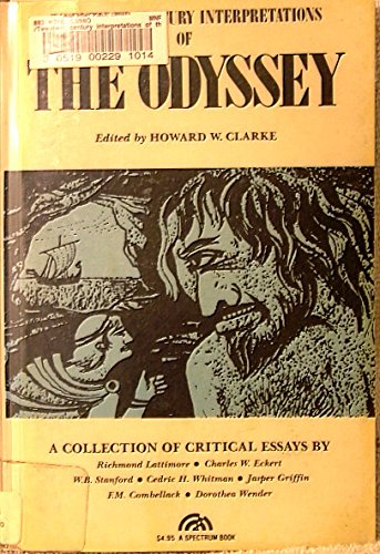 Imagen de archivo de Twentieth Century Interpretations of the Odyssey: A Collection of Critical Essays a la venta por ThriftBooks-Dallas