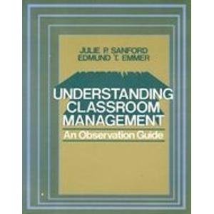 Imagen de archivo de Understanding Classroom Management : An Observation Guide a la venta por Better World Books: West
