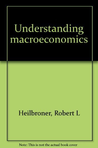 Imagen de archivo de Understanding Macroeconomics a la venta por Better World Books