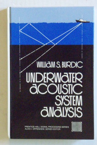 9780139367168: Underwater acoustic system analysis (Prentice-Hall signal processing series)