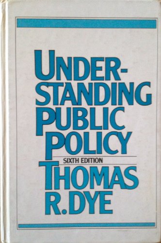 Imagen de archivo de Understanding public policy a la venta por HPB-Red