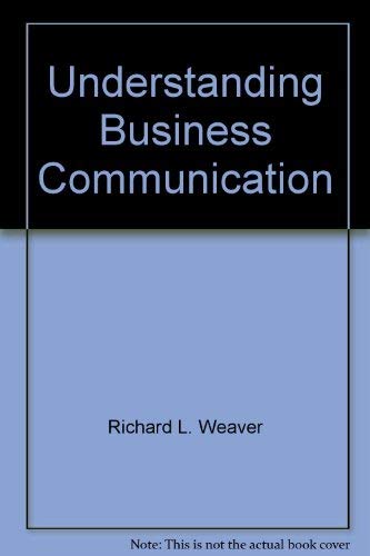 Beispielbild fr Understanding business communication zum Verkauf von HPB-Red