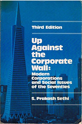 Imagen de archivo de Up Against the Corporate Wall: Modern Corporations and Social Issues of the Eighties a la venta por The Book Cellar, LLC