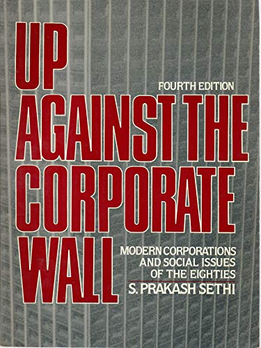 Imagen de archivo de Up against the corporate wall: Modern corporations and social issues of the eighties a la venta por Kennys Bookstore