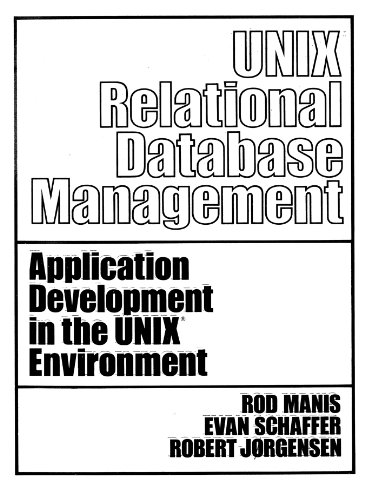 Stock image for UNIX Relational Database Management for sale by Bookensteins