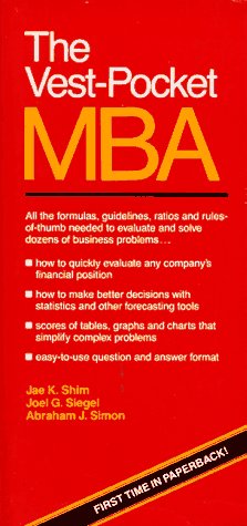 Beispielbild fr Vest Pocket MBA zum Verkauf von Wonder Book