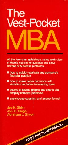 Beispielbild fr Vest Pocket M.B.A. zum Verkauf von WorldofBooks