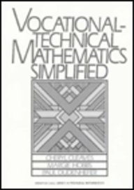 Imagen de archivo de Vocational Technical Mathematics Simplified a la venta por Iridium_Books
