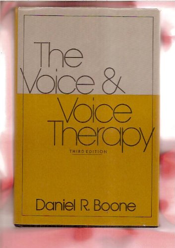 Stock image for The Voice and Voice Therapy for sale by Better World Books: West