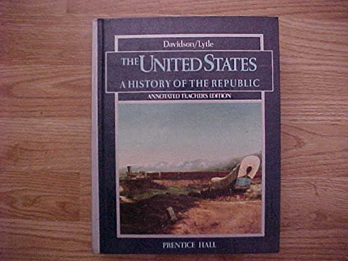 Stock image for The United States: A History of the Republic for sale by ThriftBooks-Atlanta