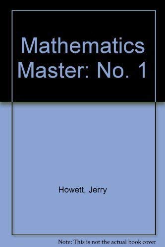 Stock image for Math Master One: Strategies for Computation & Problem Solving (No. 1) for sale by Allied Book Company Inc.