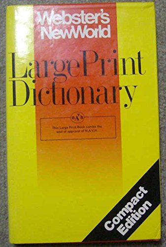 9780139471445: Webster's NewWorld Large Print Dictionary
