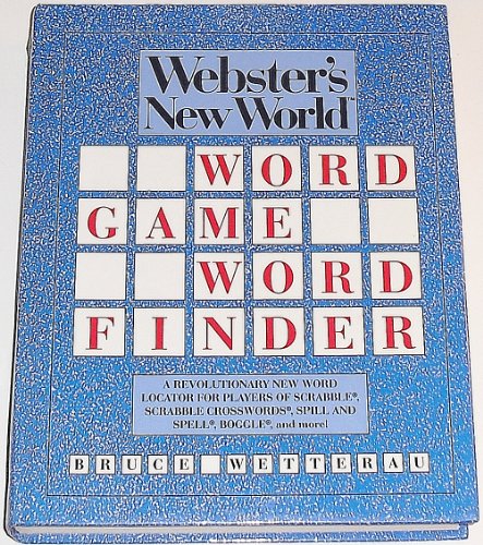 Stock image for Webster's New World: Word Game Word Finder for sale by GridFreed