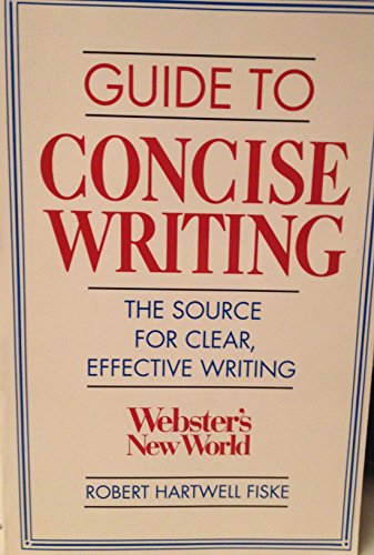 Beispielbild fr Guide to Concise Writing zum Verkauf von Wonder Book