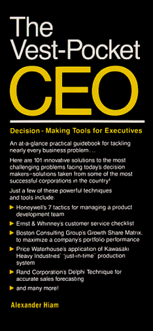 Stock image for The Vest-Pocket Ceo: Decision-Making Tools for Executives for sale by SecondSale
