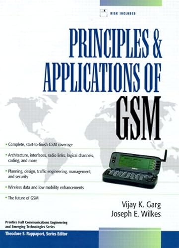 9780139491245: Principles & Applications of Gsm (Prentice Hall Communications Engineering and Emerging Technologies Series)