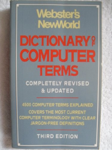 Beispielbild fr Webster's New World dictionary of computer terms zum Verkauf von Wonder Book