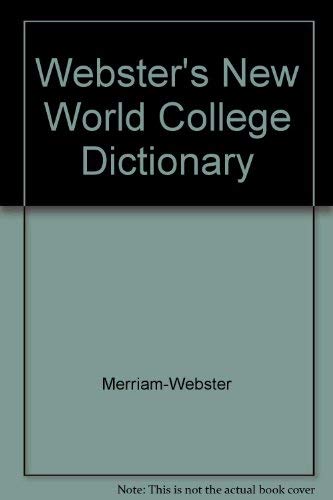 Webster's New World Dictionary of American English (9780139493140) by Merriam-Webster