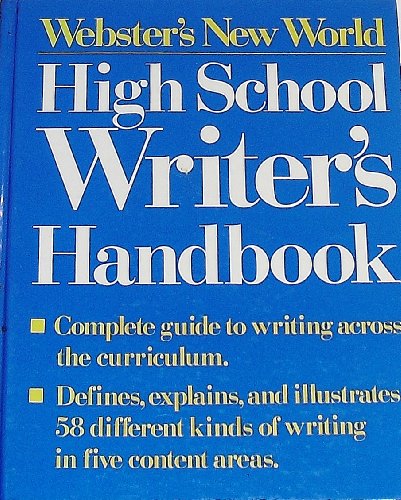 9780139497773: Webster's New World High School Writers Handbook