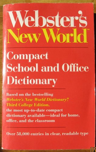 Beispielbild fr Webster's New World Compact School and Office Dictionary zum Verkauf von Irish Booksellers