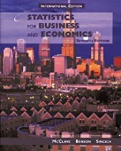 Stock image for Statistics for Business and Economics (Prentice Hall international editions) for sale by Hay-on-Wye Booksellers