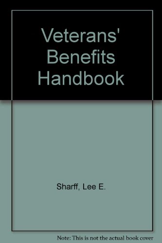 Imagen de archivo de Veterans' Benefits Handbook a la venta por Wonder Book