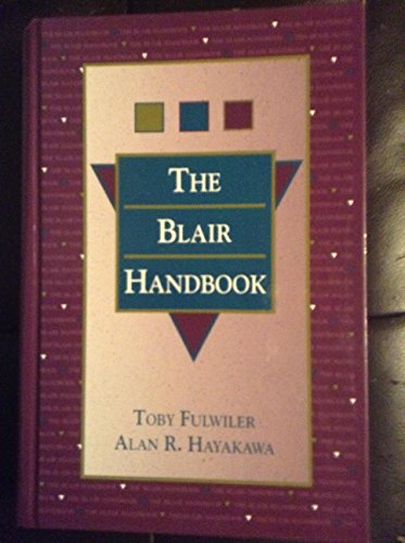 Beispielbild fr The Blair Handbook zum Verkauf von Wonder Book