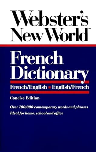 Stock image for Webster's New World French Dictionary: French/English English/French for sale by SecondSale