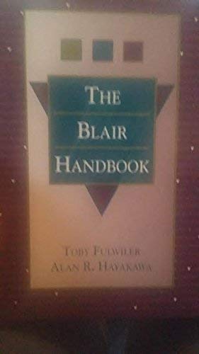 Beispielbild fr The Blair Handbook zum Verkauf von Better World Books