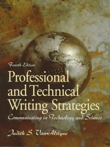 9780139547362: Professional Technical Writing Strats: Communicating in Technology and Science