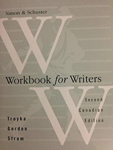 Stock image for Simon & Schuster Workbook for Writers: Second Canadian Edition for sale by HPB-Red
