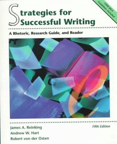 9780139563928: Strategies Successful Writing: A Rhetoric, Research Guide, and Reader