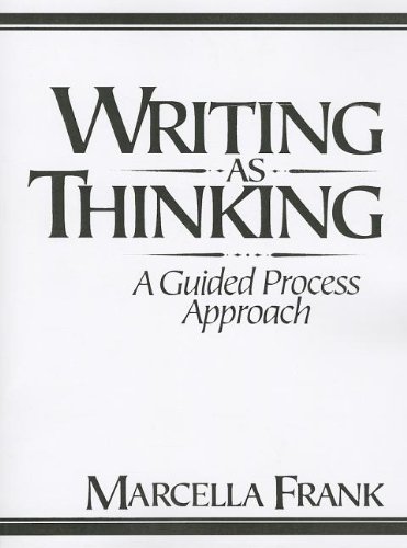 9780139696190: Writing As Thinking: A Guided Process Approach