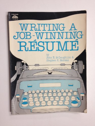 9780139702280: Title: Writing a JobWinning Resume Spectrum Book