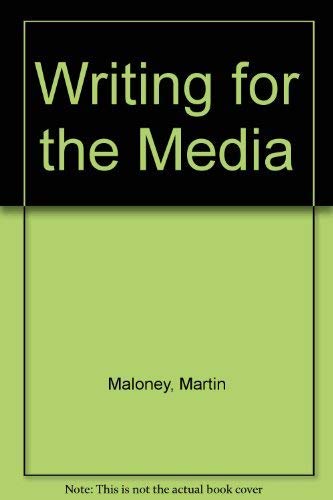 Stock image for Writing for the Media for sale by Better World Books