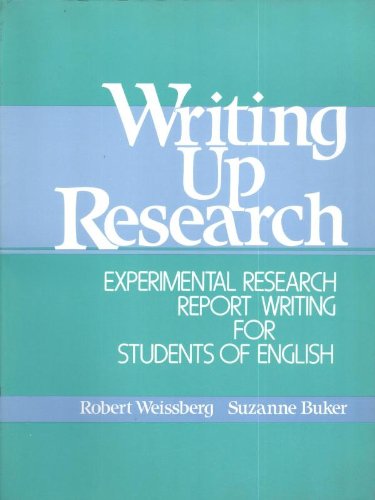 Imagen de archivo de Writing Up Research: Experimental Research Report Writing for Students of English a la venta por BooksRun