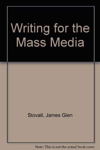 Stock image for Writing for the Mass Media for sale by Wonder Book