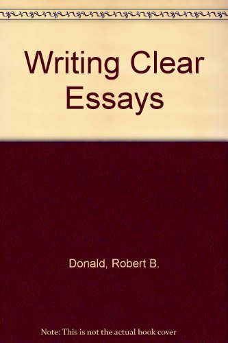 Imagen de archivo de Writing Clear Essays a la venta por Better World Books