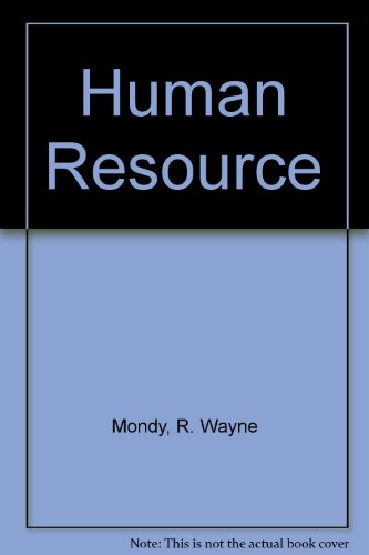 9780139728600: Human Resource