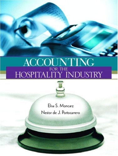 Stock image for Accounting for Hospitality Industry for sale by Jenson Books Inc