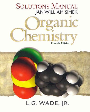 Beispielbild fr Organic Chemistry : Solutions Manual zum Verkauf von Irish Booksellers