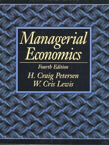 9780139762833: Managerial Economics: United States Edition