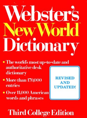 Imagen de archivo de Webster's New World Dictionary of American English a la venta por The Book Cellar, LLC