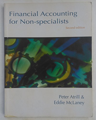 Beispielbild fr Financial Accounting Non-Specialists zum Verkauf von Ammareal