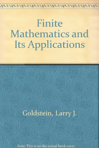 9780139871900: Finite Mathematics and Its Applications