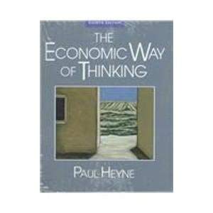 Imagen de archivo de The Economic Way of Thinking a la venta por Books Puddle