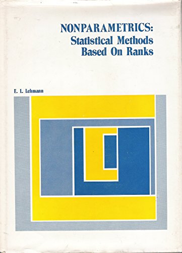 Imagen de archivo de Nonparametrics: Statistical Methods Based on Ranks a la venta por HPB-Red