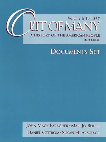 9780139995668: Out of Many: A History of the American People to 1877 : Documents Set